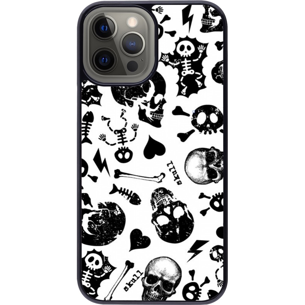 Coque iPhone 12 Pro Max - Halloween 2024 skeleton mix