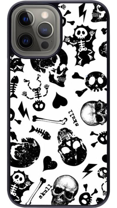 Coque iPhone 12 Pro Max - Halloween 2024 skeleton mix