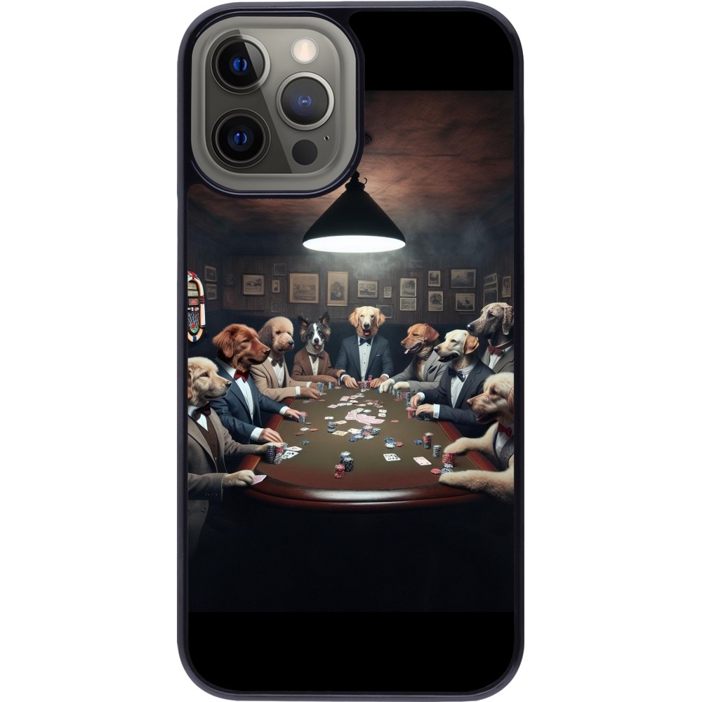 Coque iPhone 12 Pro Max - Les pokerdogs