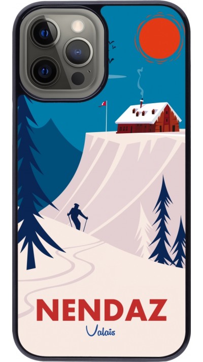 Coque iPhone 12 Pro Max - Nendaz Cabane Ski