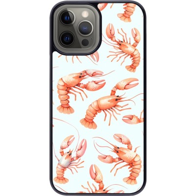 Coque iPhone 12 Pro Max - Pattern de homards pastels