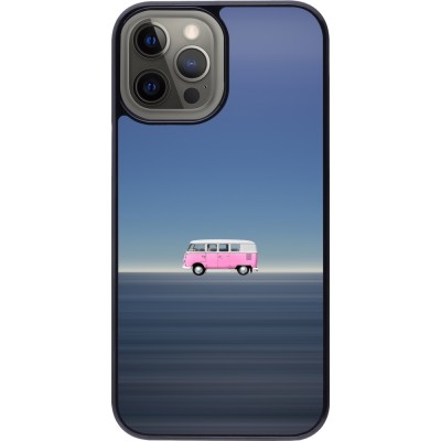 Coque iPhone 12 Pro Max - Spring 23 pink bus