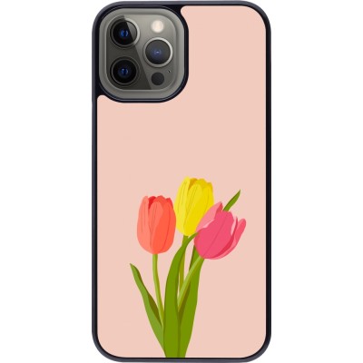 Coque iPhone 12 Pro Max - Spring 23 tulip trio