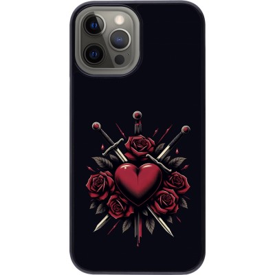 Coque iPhone 12 Pro Max - Valentine 2024 gothic love