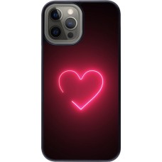 Coque iPhone 12 Pro Max - Valentine 2023 single neon heart