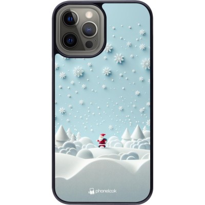 Coque iPhone 12 Pro Max - Noël 2023 Petit Père Flocon