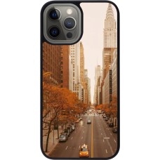 Coque iPhone 12 Pro Max - Silicone rigide noir Autumn 2024 New York city