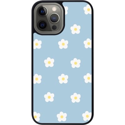 Coque iPhone 12 Pro Max - Silicone rigide noir Easter 2024 daisy flower