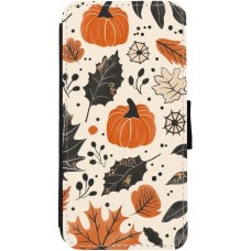 Coque iPhone 12 Pro Max - Wallet noir Autumn 2024 nature