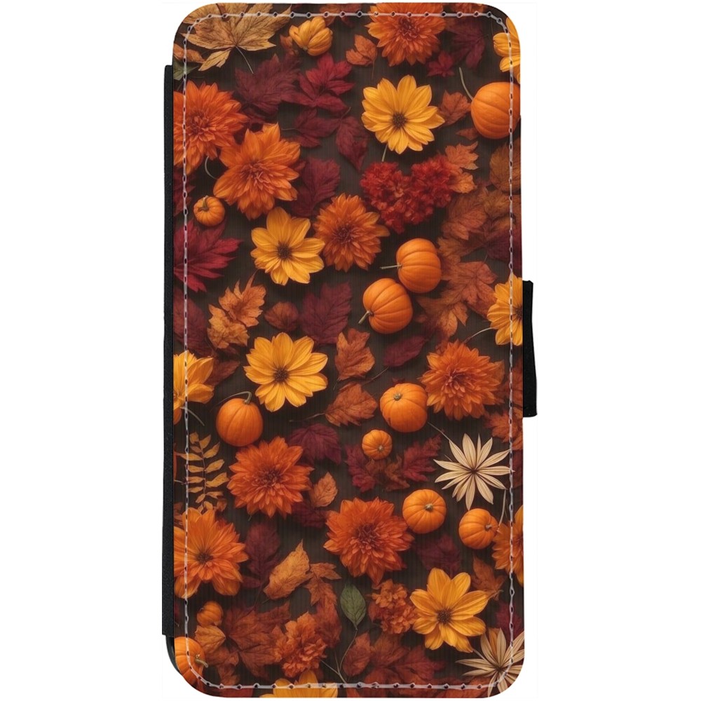 iPhone 12 Pro Max Case Hülle - Wallet schwarz Autumn 2024 potpourri