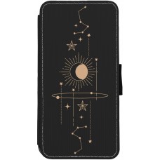 Coque iPhone 12 Pro Max - Wallet noir Spring 23 astro