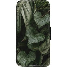 Coque iPhone 12 Pro Max - Wallet noir Spring 23 fresh plants