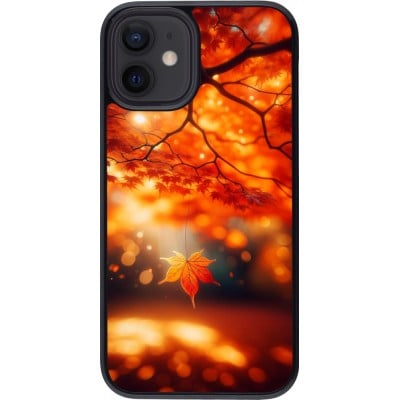 Coque iPhone 12 mini - Automne Magique Orange