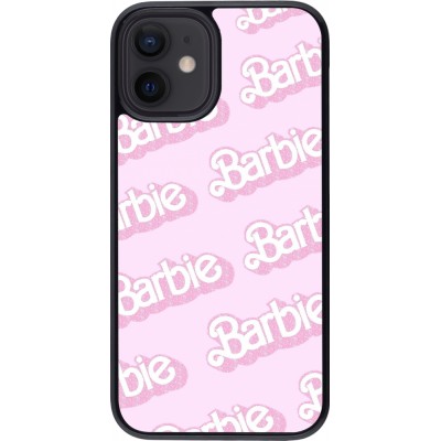 Coque iPhone 12 mini - Barbie light pink pattern