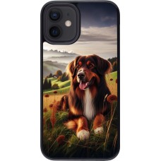 Coque iPhone 12 mini - Chien Campagne Suisse