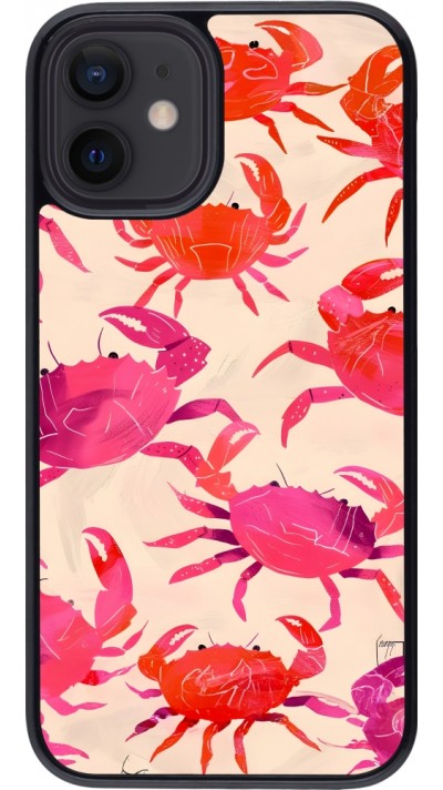 Coque iPhone 12 mini - Crabs Paint