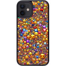 Coque iPhone 12 mini - Emoji mixed