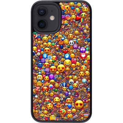 Coque iPhone 12 mini - Emoji mixed