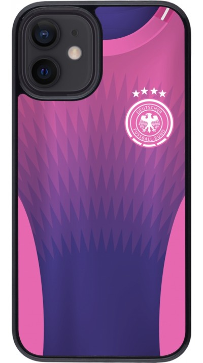 Coque iPhone 12 mini - Maillot de football Allemagne Extérieur personnalisable