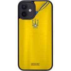 Coque iPhone 12 mini - Maillot de football Ukraine