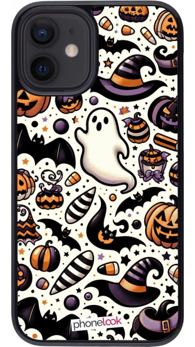 Coque iPhone 12 mini - Halloween 2024 Cute Pattern