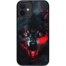 Coque iPhone 12 mini - Halloween 2024 mad werewolf