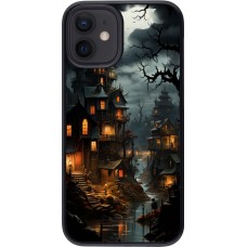 iPhone 12 mini Case Hülle - Halloween 2024 scary town