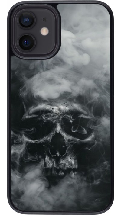 Coque iPhone 12 mini - Halloween 2024 smoky skull