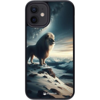 Coque iPhone 12 mini - Le lion blanc