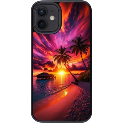 Coque iPhone 12 mini - Maldives Dusk Bliss