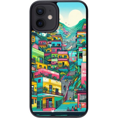 Coque iPhone 12 mini - Medellin Comuna 13 Art