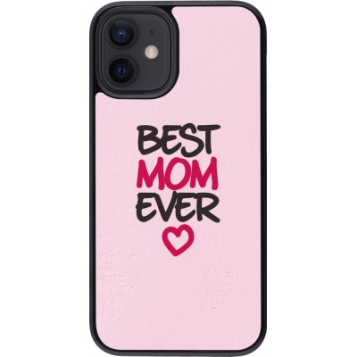 Coque iPhone 12 mini - Mom 2023 best Mom ever pink