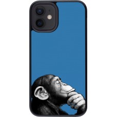 Coque iPhone 12 mini - Monkey Pop Art