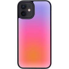 Coque iPhone 12 mini - Orange Pink Blue Gradient