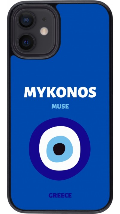 Coque iPhone 12 mini - Pop Summer Destination Mykonos