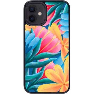 Coque iPhone 12 mini - Spring 23 colorful flowers