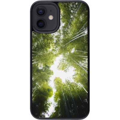 Coque iPhone 12 mini - Spring 23 forest blue sky