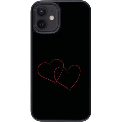 Coque iPhone 12 mini - Valentine 2023 attached heart