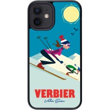 iPhone 12 mini Case Hülle - Verbier Ski Downhill