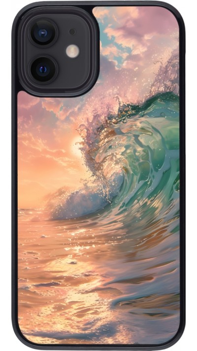 Coque iPhone 12 mini - Wave Sunset