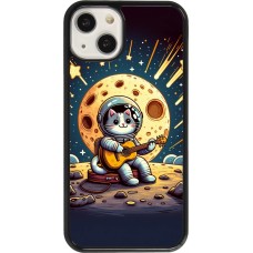 Coque iPhone 13 - AstroCat RockLune