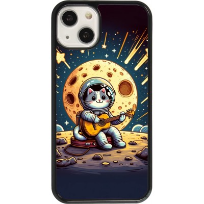 Coque iPhone 13 - AstroCat RockLune