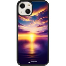 Coque iPhone 13 - Coucher soleil jaune violet