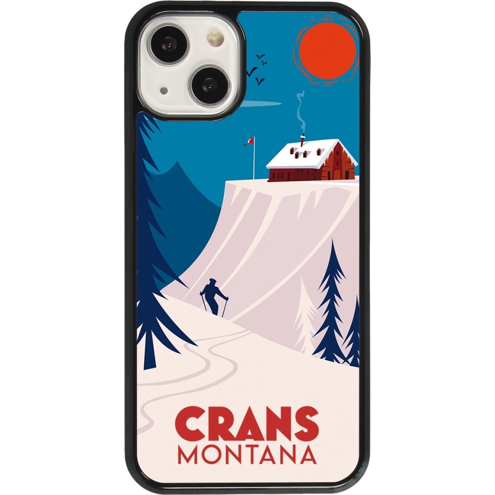 Coque iPhone 13 - Crans-Montana Cabane