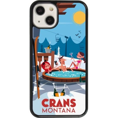 iPhone 13 Case Hülle - Crans-Montana Mountain Jacuzzi