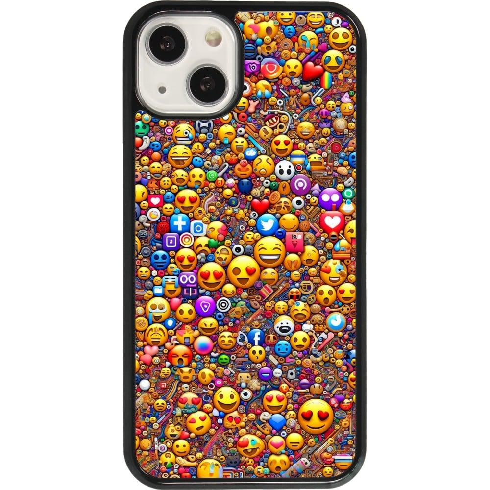 Coque iPhone 13 - Emoji mixed