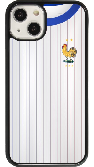 Coque iPhone 13 - Maillot de football France Extérieur personnalisable