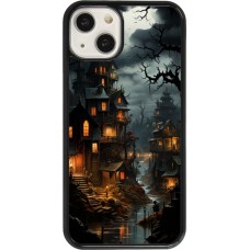 Coque iPhone 13 - Halloween 2024 scary town