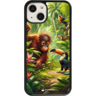 Coque iPhone 13 - Jungle Tropicale Tayrona