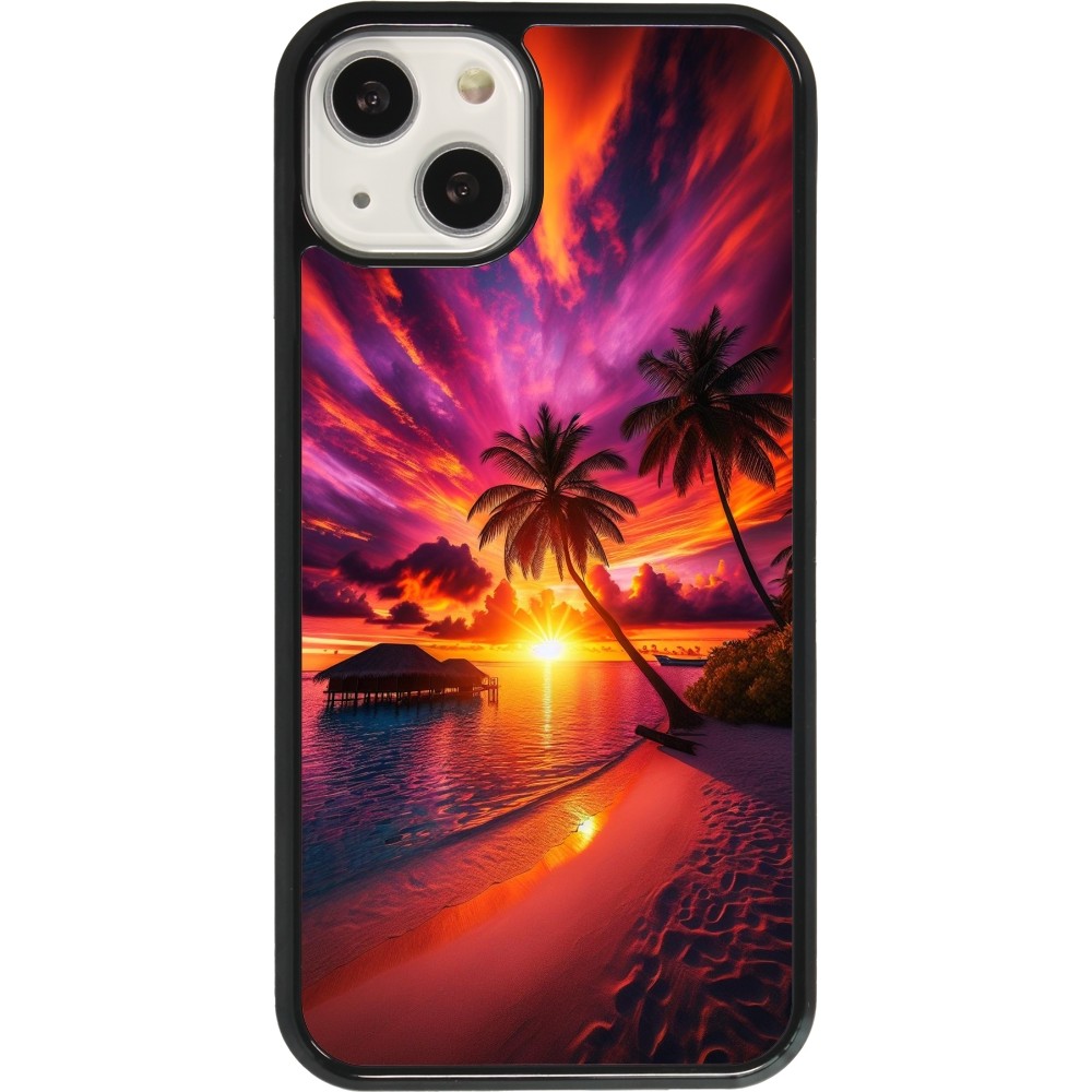 Coque iPhone 13 - Maldives Dusk Bliss